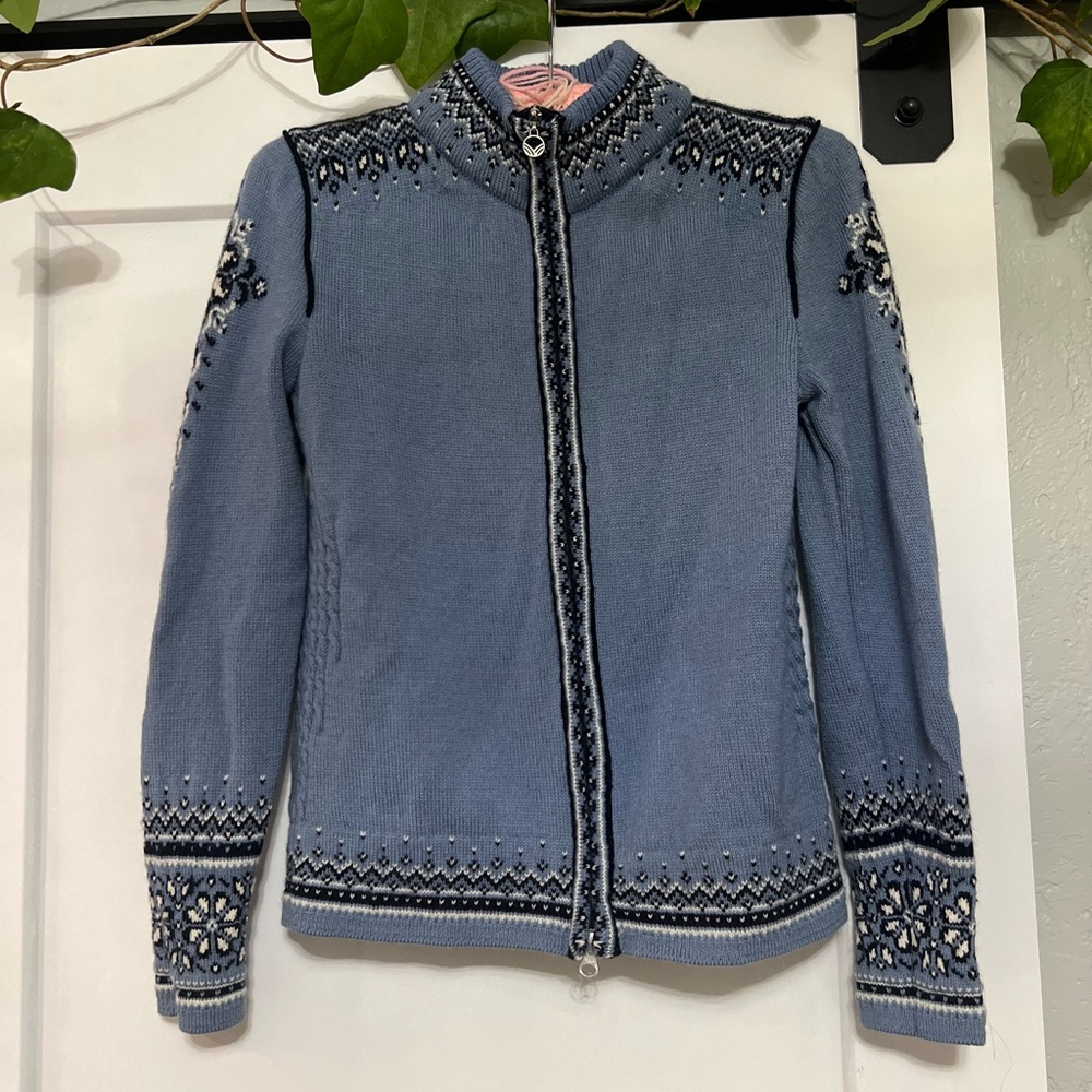 Dale of Norway wool blue sweater (Size: XS)